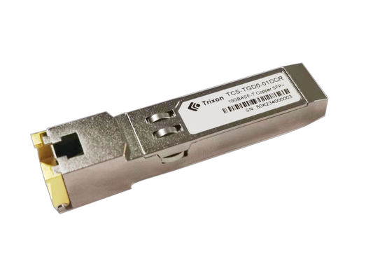 comprar Transmissor de cobre ligável a quente SFP RJ45 3.3V de alta velocidade TCS-TGD0-01DCR fabricação em linha