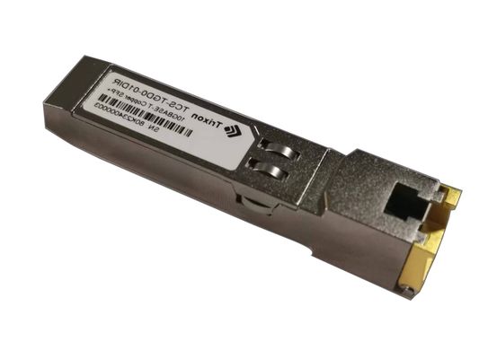 comprar Transmissor de cobre ligável a quente SFP RJ45 3.3V de alta velocidade TCS-TGD0-01DCR fabricação em linha