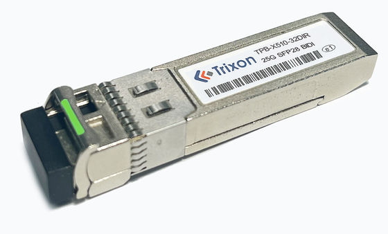 BIDI 10km 25G SFP28 Transceptor Óptico Com Conector LC TX1310nm RX1270nm