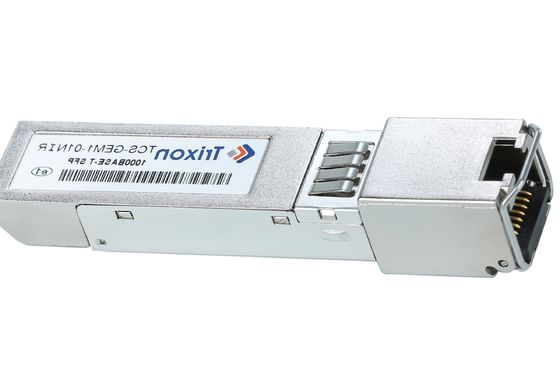 1000 M taxa de transferência de dados Transceptor de cobre dentro do conector RJ45 Tipo com material de conector de cobre