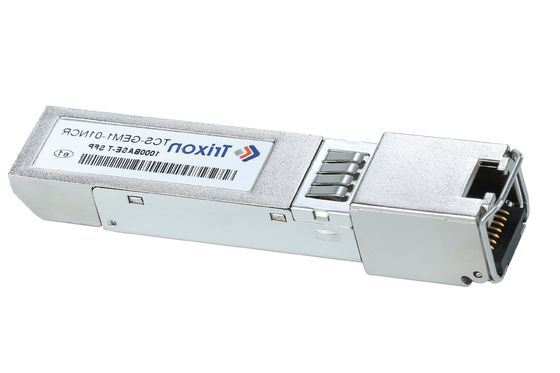 RJ-45 10gbe Transceptor de cobre SFP 1.25Gbps 10M 100M 1000M TCS-GEM1-01NCR