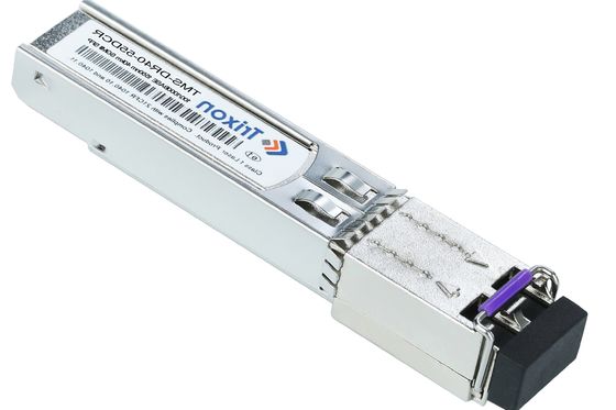 Transceptor de interface média de Gigabit de tipo de fibra SMF ligável a quente com interface de conector LC duplex