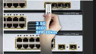 Transceptor 2.5G BIDI SFP 20km LC
