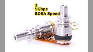 Velocidade de fibra óptica BOSA de 2,5 Gbps